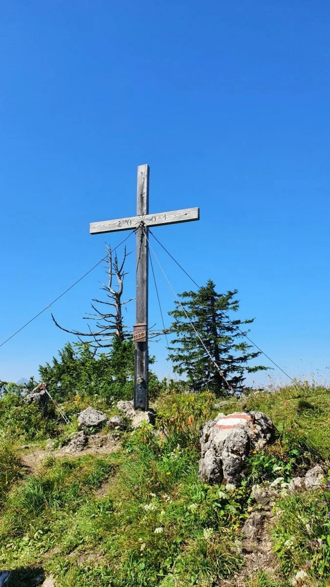 Das Gipfelkreuz der Bodenwies